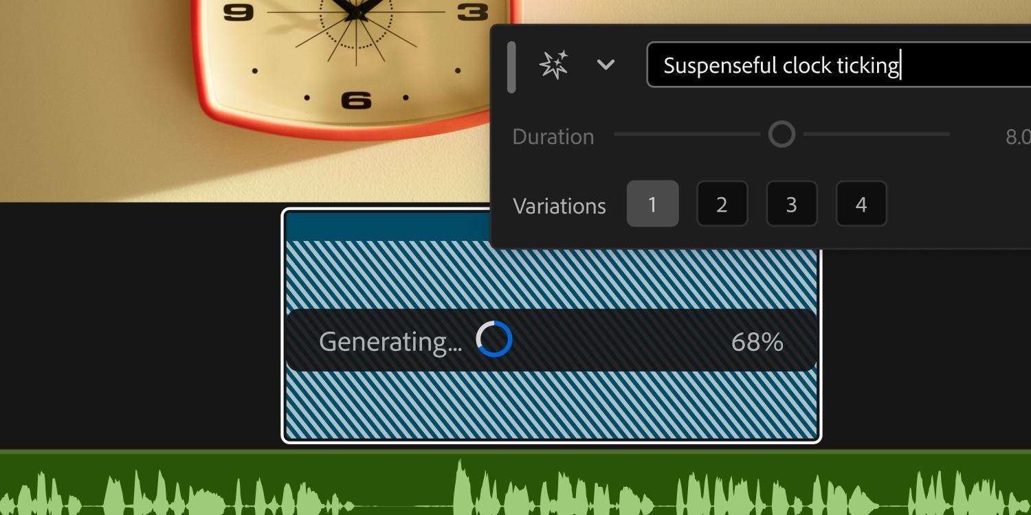 Adobe Premiere更新AI生成工具，提升用户体验